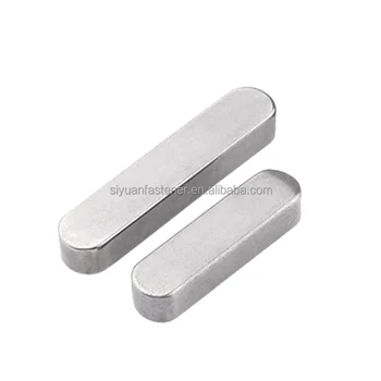 stainless steel Round pins Factory din 6885 Gb1096 Square Rectangular Parallel Key With Groove Machine Key Parallel Pin Flat Key