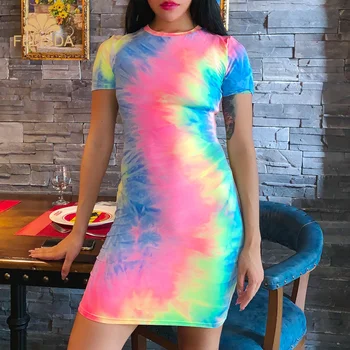 Hot Cheap Candy Color Women's Clothing Printed African Print Dresses for Wholesale