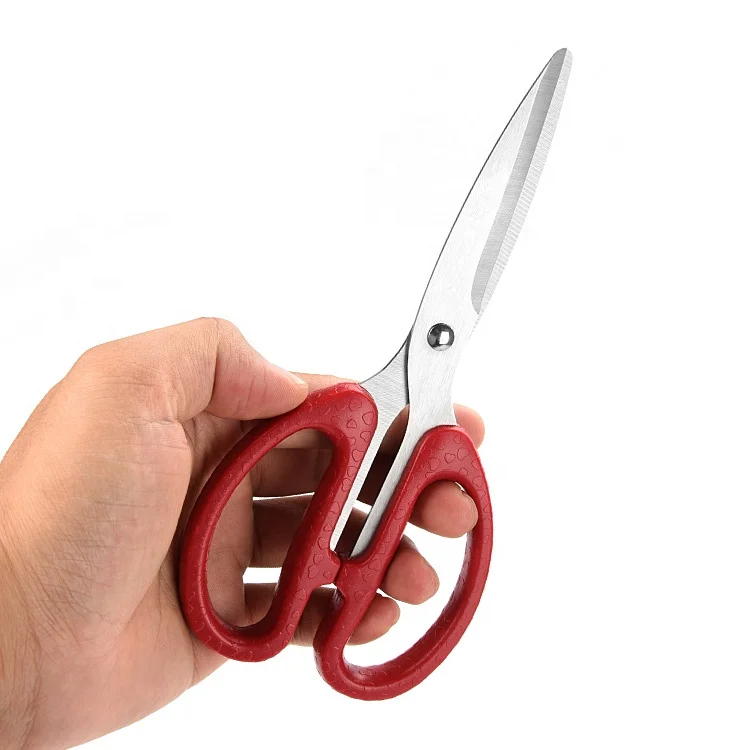 Dishwasher Safe Multi-function 8 Inch Stainless Steel and Non-Slip ABS Handle Kitchen Scissors