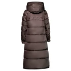 Coat Womens Down Coat Minimalism Slim 96% Cotton Long Thick Winter Coat Women Padded Jacket With Waistband