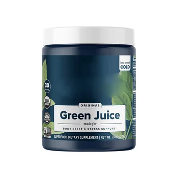 private label Green Juice Organic Superfood Powder Helps Decrease Cortisol Provides Stress Supports Weight control