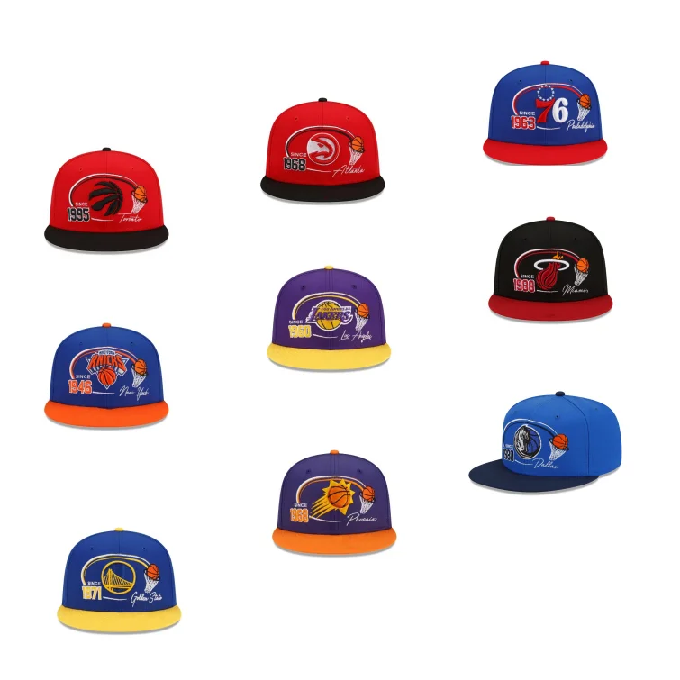 fitted hats basketball