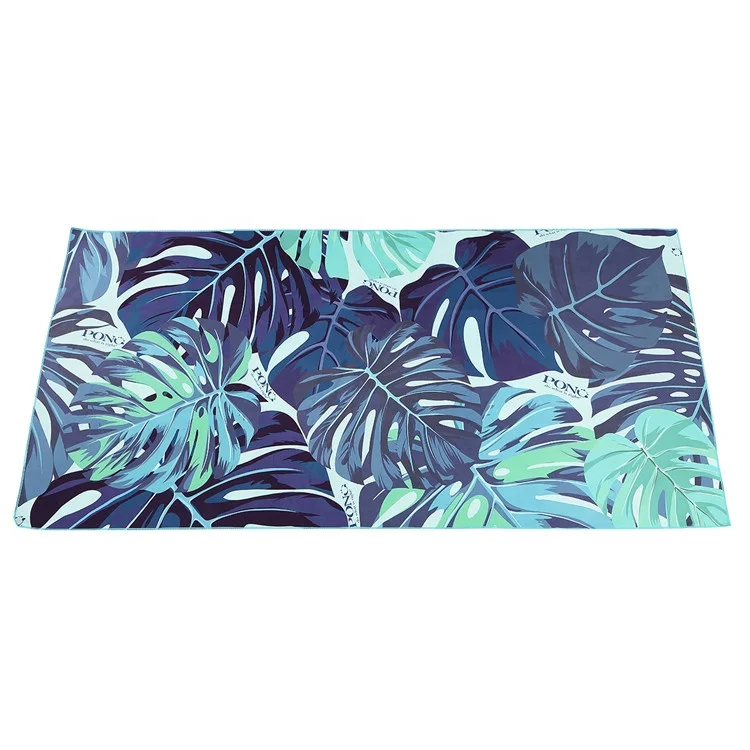 Quick Drying Custom Size Sublimation Printing Sand Free Suede Microfiber Extra Large Beach Towels