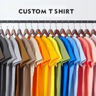 Size High Quality Plain Oversized T Shirt Custom Graphict Embroider Plus Size Men's T-shirts