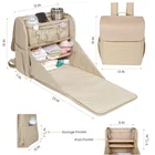 Customised Diaper Bags Ginzeal Customised Vegan Baby Diaper Bags With Bassinet Changing Pad