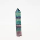 Agate Bulk Colorful Fluorite Pillars Natural Healing Crystal Tower Agate Tower