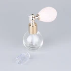 Bottle Glass Glassglassglass Beautiful Pink Spherical Mini Perfume Bottle Customized Mini Glass Perfume Bottle