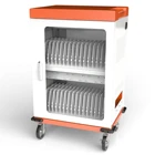 Large Size 32 Dividers Slot Can Accommodate Up To 15.7 " Laptop Chromebook Chargning Cart