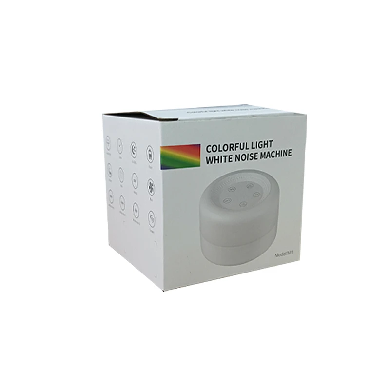 White Noise Sound Machine Baby with Night Light Rechargeable Portable Lullaby Machine Baby Soother for Kids Adults Sleep supplier