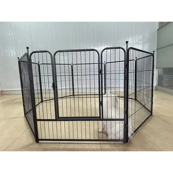 Manufacturers Wholesale Pet Fence Portable Custom Shape Medium-Sized Dog Fence Playpen Metal