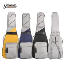 Customizable Electric Guitar Gig Bag Soft Fabric and Oxford Material Case 	instrument bags & cases