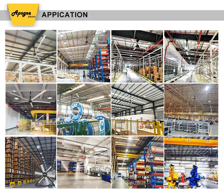 Ceiling Fan, 16ft, 4.8m, HVLS, LED - detail 28