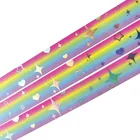 Custom Stars Custom Design Tape Colored Foil Custom Printed Holographic Stars Moon Washi Tape