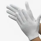 Gloves Cotton Gloves Pure White Inspection Cotton Work Gloves Jewelry Lightweight Sweat Absorbing Gloves