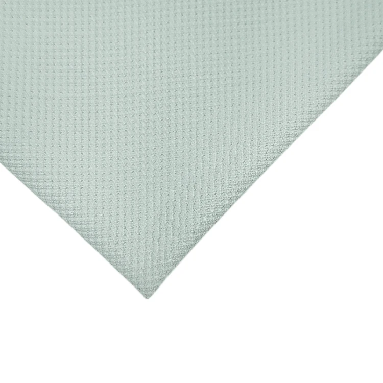 Breathable Solid Activewear Fabrics 82 Nylon 18 Spandex Material Knitted Waffle Fabric for Sale manufacture