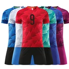 Wholesale Sublimation Printed Camisetas Football Shirt Custom Quick Dry School Team Soccer Sports Wear Football Jerseys