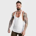 Tank Top Stringer OEM Gym Mens Tank Top Bodybuilding Stringer Fitness Men's GYM Tank Top