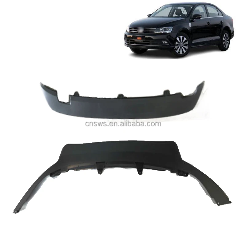 produit auto pare-chocs avant arrière spoiler inférieur cantonnière déflecteur d'air tablier panneau pour jetta vw volkswagen 2015 2017 oem 16d805903 5c6805-35