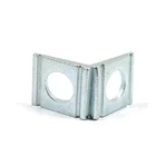 Taper Washer Washer Haiyan Carbon Steel White Zinc Plated Galvanized Square Taper Washer For U-section DIN434