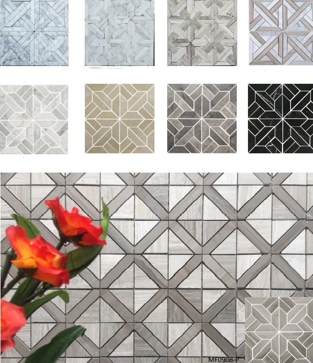 Hot Sale Multiple Mosaic Tiles Natural Marble for Kitchen Washroom Wall With High Quality