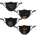 Sex Mask Outside Inside Ins Popular Reusable Sex Women Rhinestone Party Fashion Mask