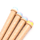 Pen Funny Cute Pen Shape Airless Plastic Kids Gift Ice Cream Cute Ballpoint Pen Custom Funny Cartoon