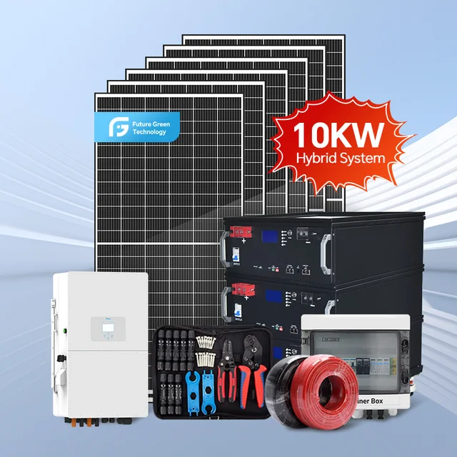 Full Package 5Kw 10Kw 20kw 30Kw Hybrid Solar Energy System Set BESS Lithium Battery Storage Generator for Residential