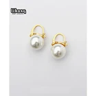 Pearl Earrings 2021 Fashion New Creative Copper Plated Pearl Inlaid Ladies Earrings