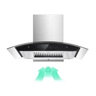 Cooker Hood Custom Home Electrical Smoke Extractor Island Slim Chimney Cooker Hood For Kitchen