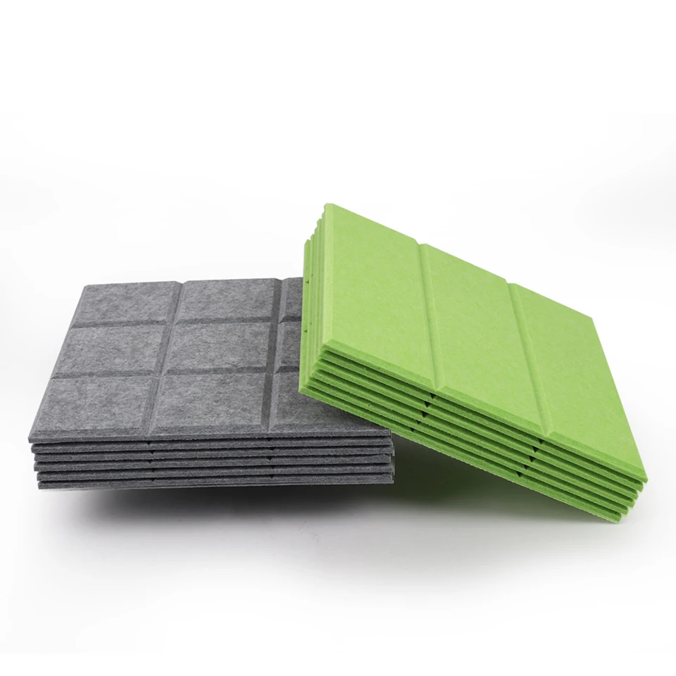 High Density Competitive Price Sound Proof Custom Flexible Soft PET Polyester Fiber Acoustic Panel