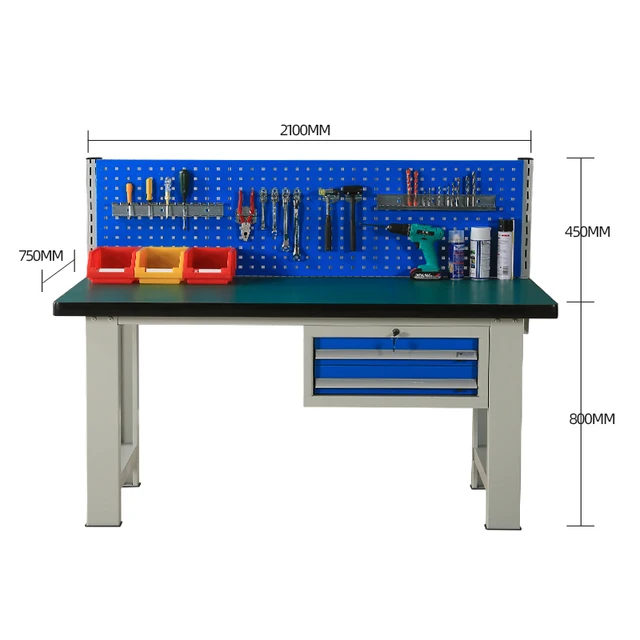 Custom metal garage combination tool tables assemble workbench