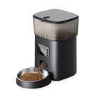 Food Cat Dog Desiccant Box Design LCD Display Stainless Steel Food Bowl Automatic Cat Dog Feeder Pet Food Dispenser
