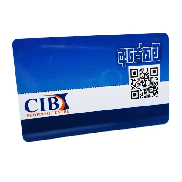 qr code card printer