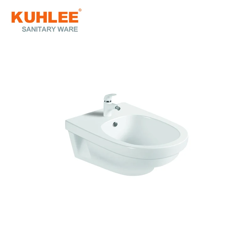 Chaozhou Cheaper Bathroom Wall-Hung Toilet Ceramic Without Tank Sets Basin Sink Bidet