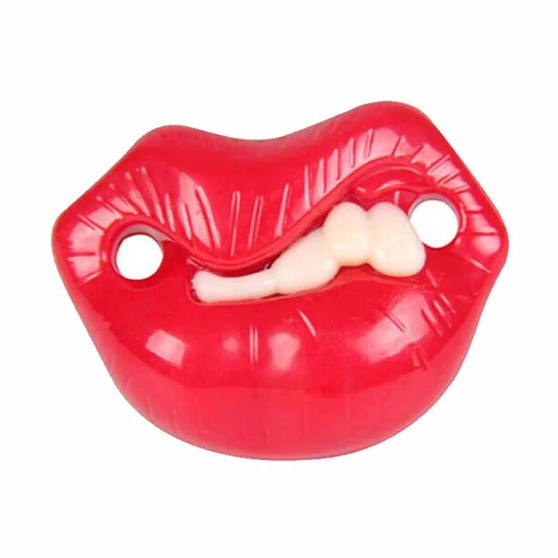 Baby Pacifiers Soft Silicone Funny Lips Orthodontic Cute Pacifier