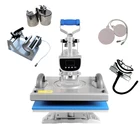Printing Press Sublimation Printing Machine 2021 Patent Design 15 X 15 8 IN 1 Sublimation Combo Transfer Printing Heat Press Machine 8 IN 1