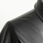Leather 2021 Winter New Men's Leather Jacket Handsome Standing Collar Short Motorcycle Men Leather Coats