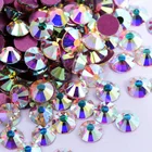 Crystal Stone/ HBL Free Sample Glitter Crystal Rhinestones AB Hot Fix Garment Rhinestone Nail Art Stone/