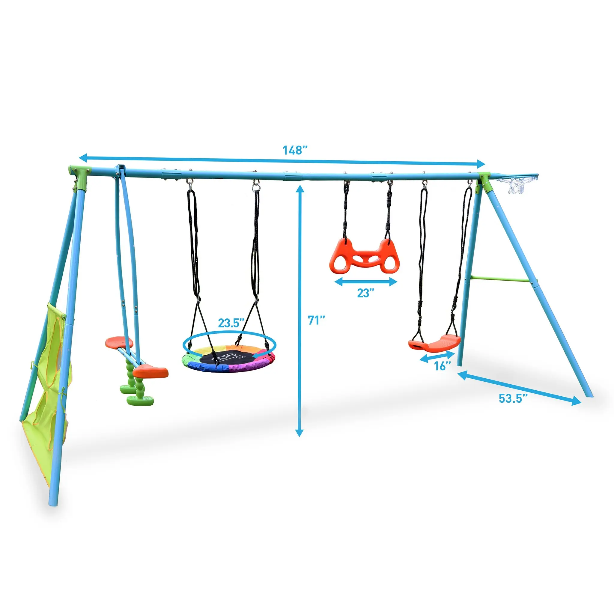 the warehouse swing set