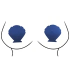 Breast Aimitoy Wholesale Shell Shaped Breast Petals Lace Nude Sexy Nipple Stickers Invisible Nipple Cover