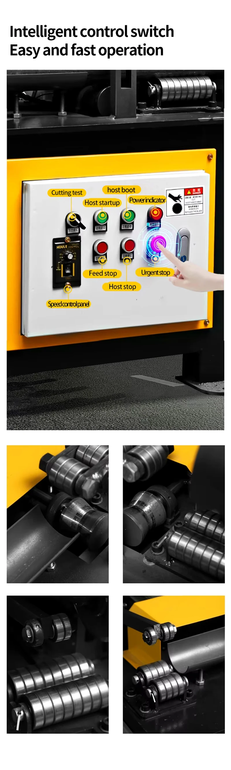 Precision Automatic Feed Pipe Cutter Machine for Carbon Steel & Stainless Steel Air Cooling PLT Graphic Format Supported
