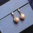 Cheap Earring Earrings LOW MOQ GOLD PLATED CHINA GENUINE FRESH WATER PEARL CHEAP EARRING ONLINE