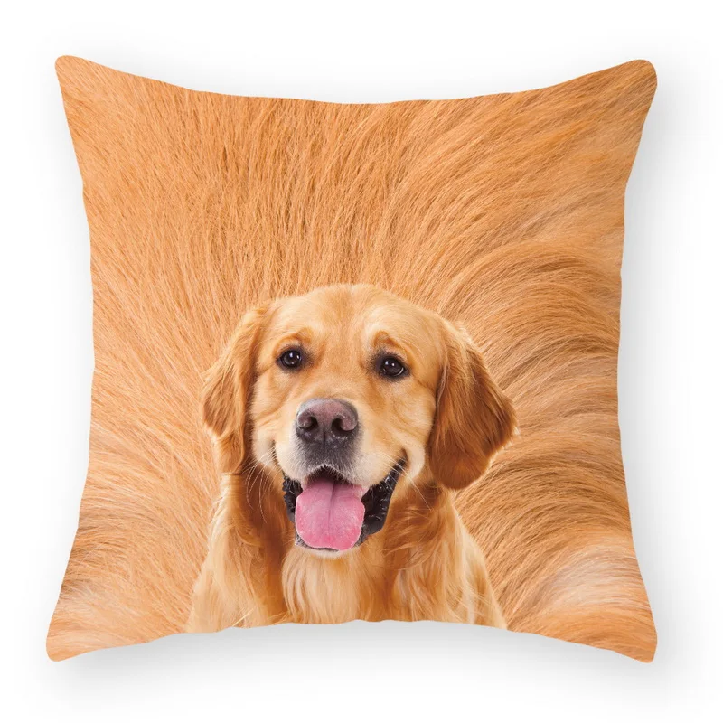 custom dog face pillow