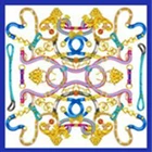 Scarf Custom Woman Scarf Luxury Square 12M/M Silk Satin Screen Printing Scarf Custom Printing