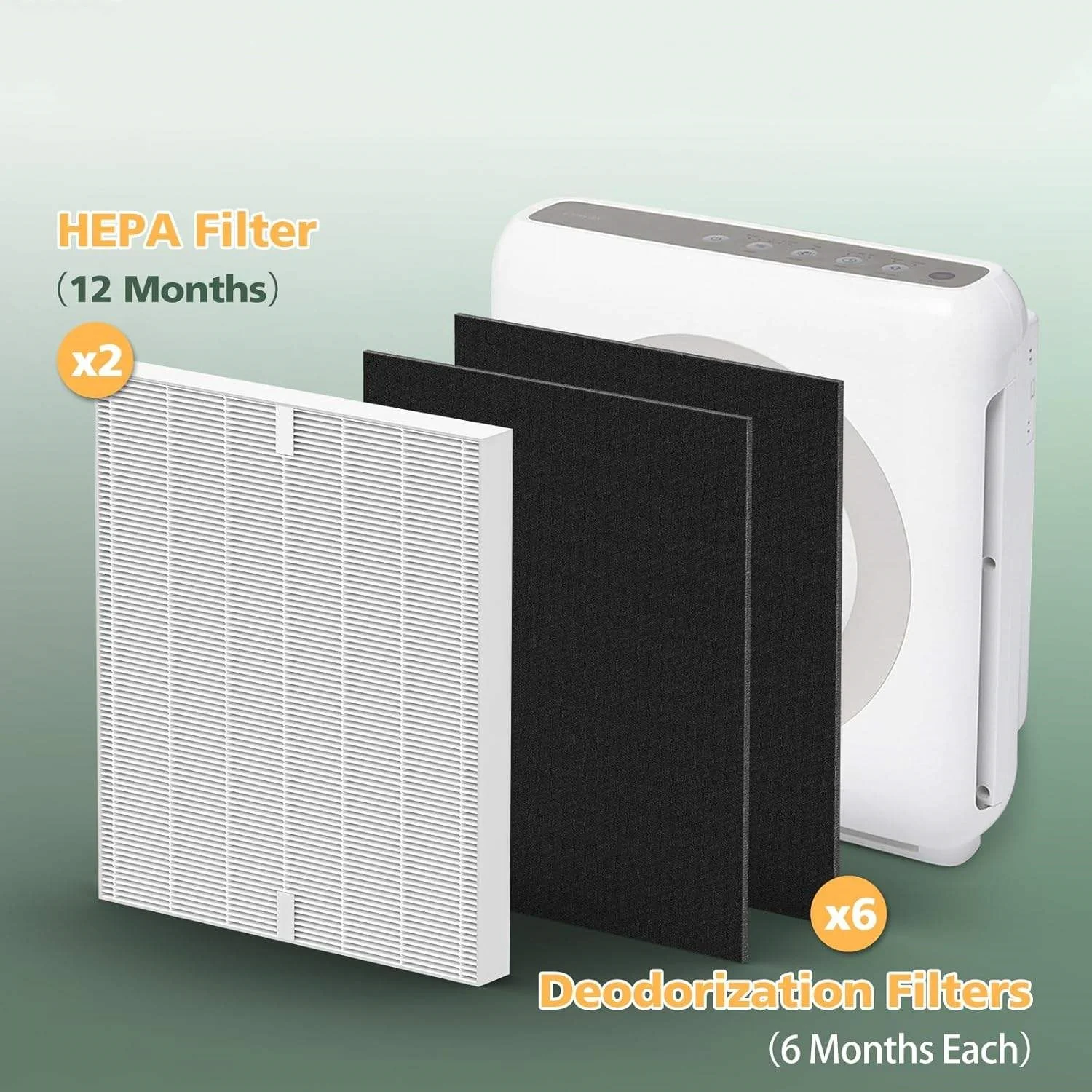 product custom true hepa air purifier hepa filter replacement for c0way ap 1512hh home appliance filter carbon hepa filter-2