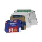 Recycled Bags Free Samples Recycled Pasted Valve Sack Kraft Paper Bags With Optional PE Film Or PE Liner