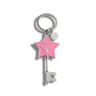 Enamel Alloy Metal Charm Enamel Metal Keychain Soft Enamel Zinc Alloy Metal Star Key Luxury Custom Logo Keychain Charm