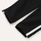 Pant 2021 Spring And Summer New Style Boys Girls Jumpsuit Short-sleeved Pant Suit Children Black Sports Suit