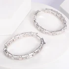 Big Earrings Factory Hot Sales Modern Design Big Hoops Brand Earrings Jewelry Custom Daily Gift Wedding Jewelry Sets