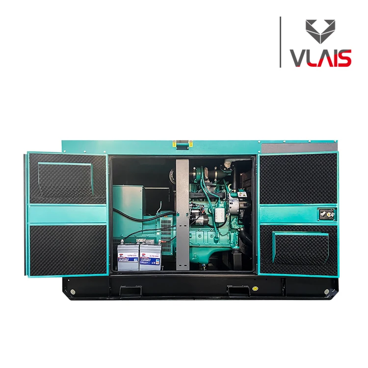 By Cummins 225KVA 180KW Silent Diesel Generators 120V 127V 220V 380V 400V 50Hz 60Hz Three phase Stanford VLAIS Diesel Generators